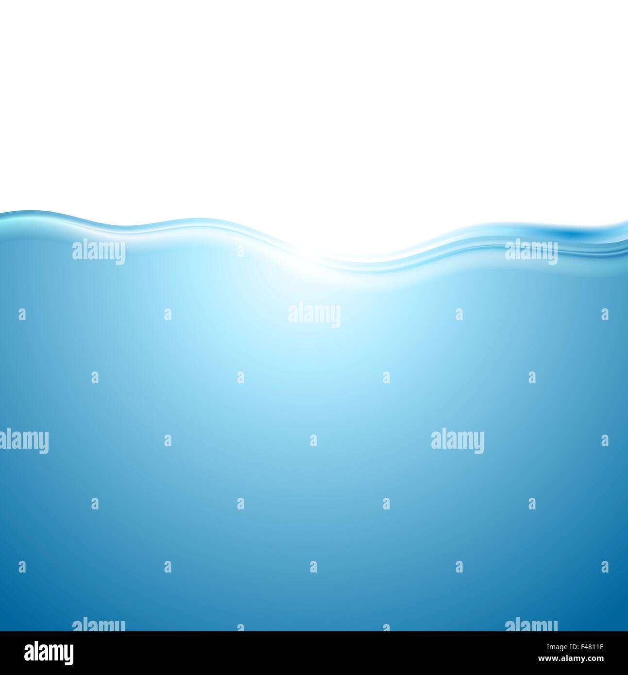 Abstract blue water wave background Stock Photo - Alamy