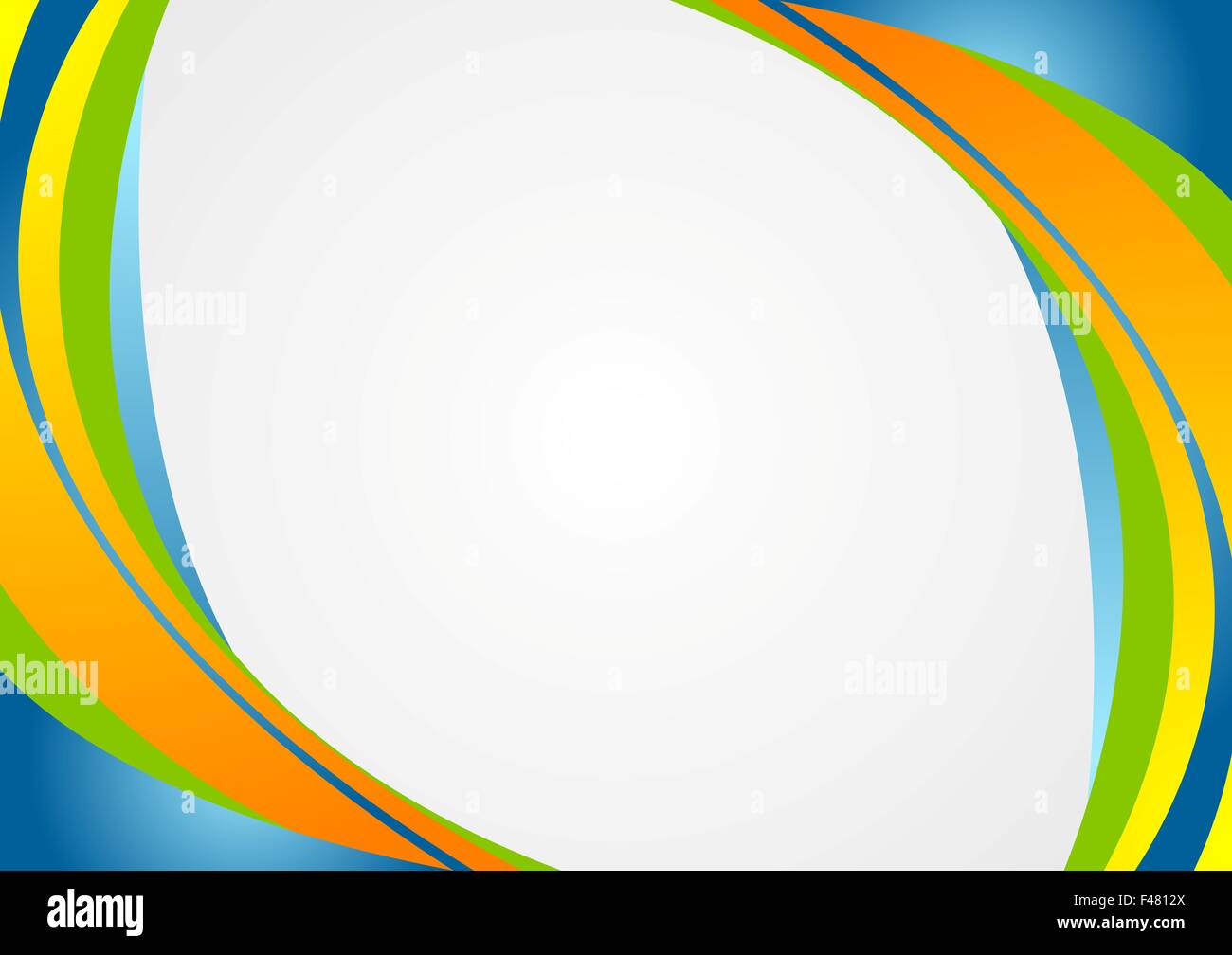 Abstract colorful corporate wavy background Stock Photo - Alamy