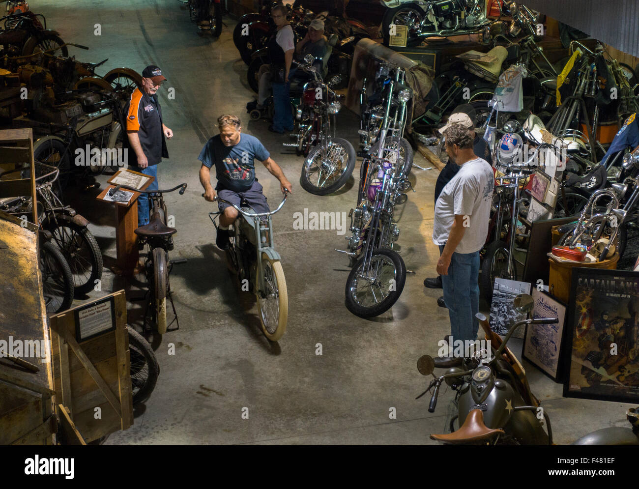 Wheels through time museum in Maggie Valley NC Stock Photo Alamy