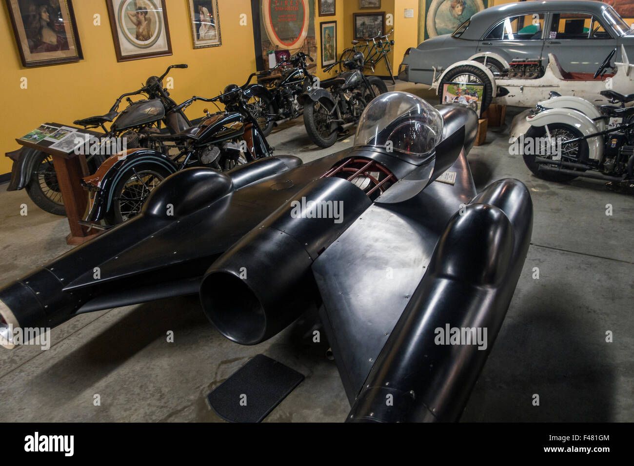 Wheels through time museum in Maggie Valley NC Stock Photo Alamy