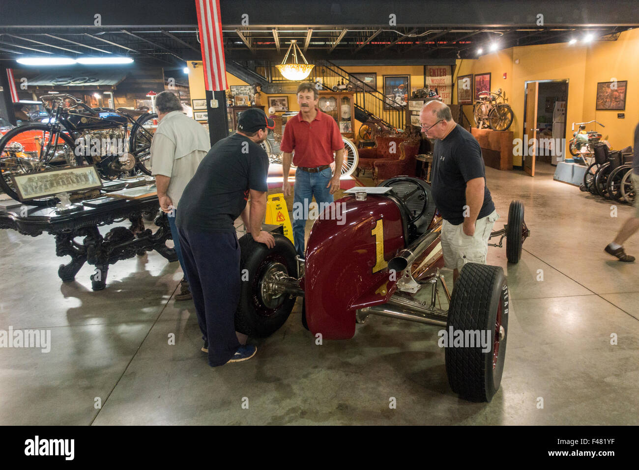 Wheels through time museum in Maggie Valley NC Stock Photo Alamy