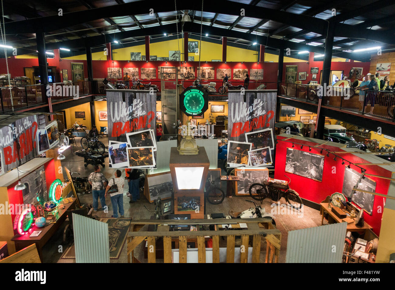 Wheels through time museum in Maggie Valley NC Stock Photo Alamy