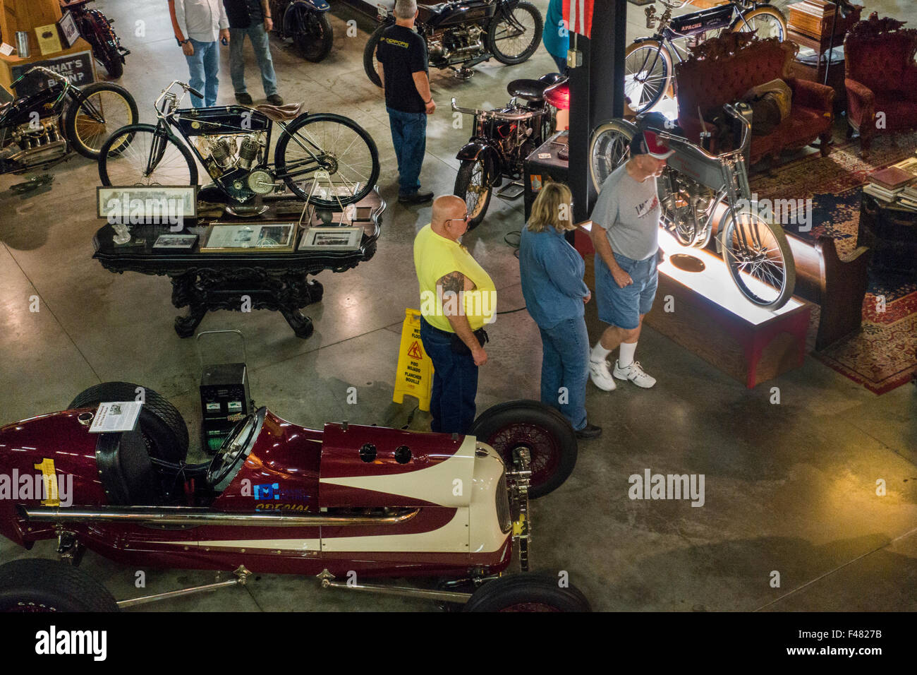 Wheels through time museum in Maggie Valley NC Stock Photo Alamy