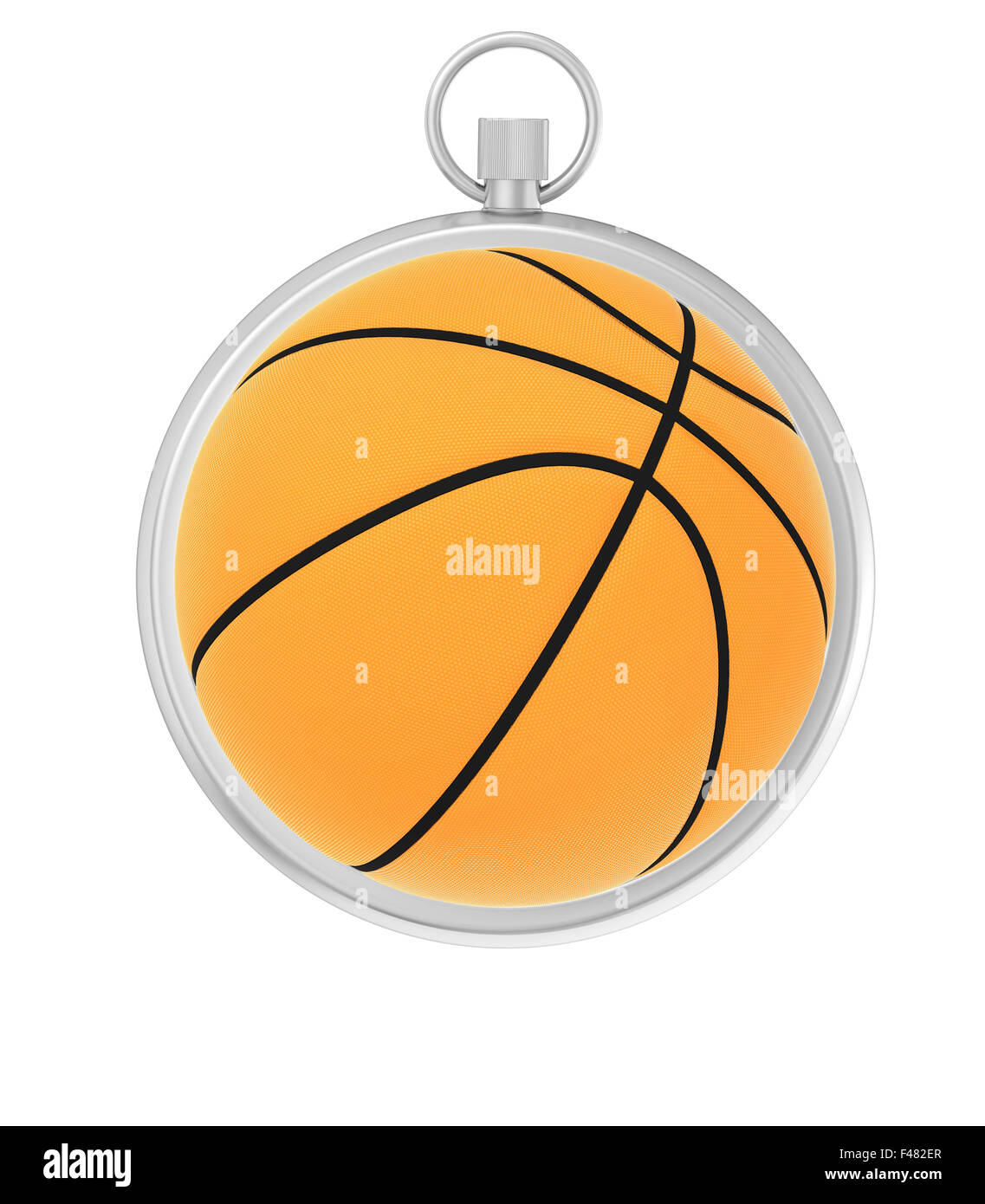 Basketball Equipment Accessories Top View Sports Stock Photo