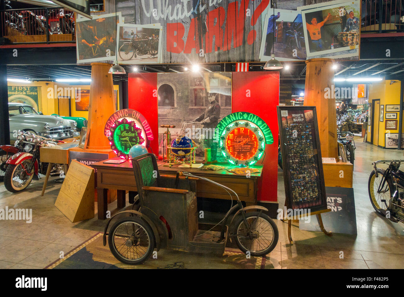 Wheels through time museum in Maggie Valley NC Stock Photo Alamy