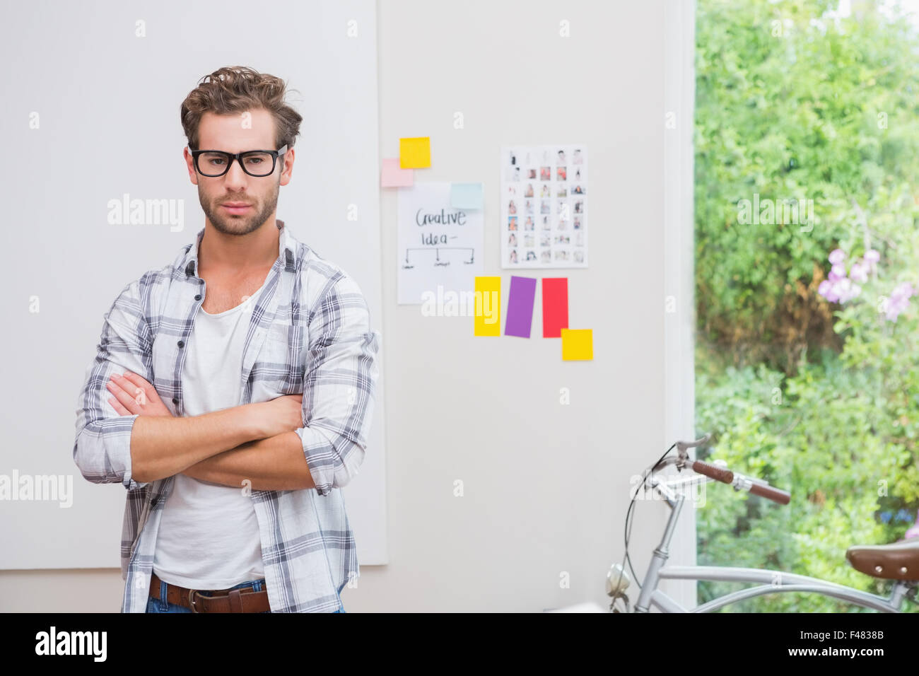 Handsome crossed arms hi-res stock photography and images - Alamy