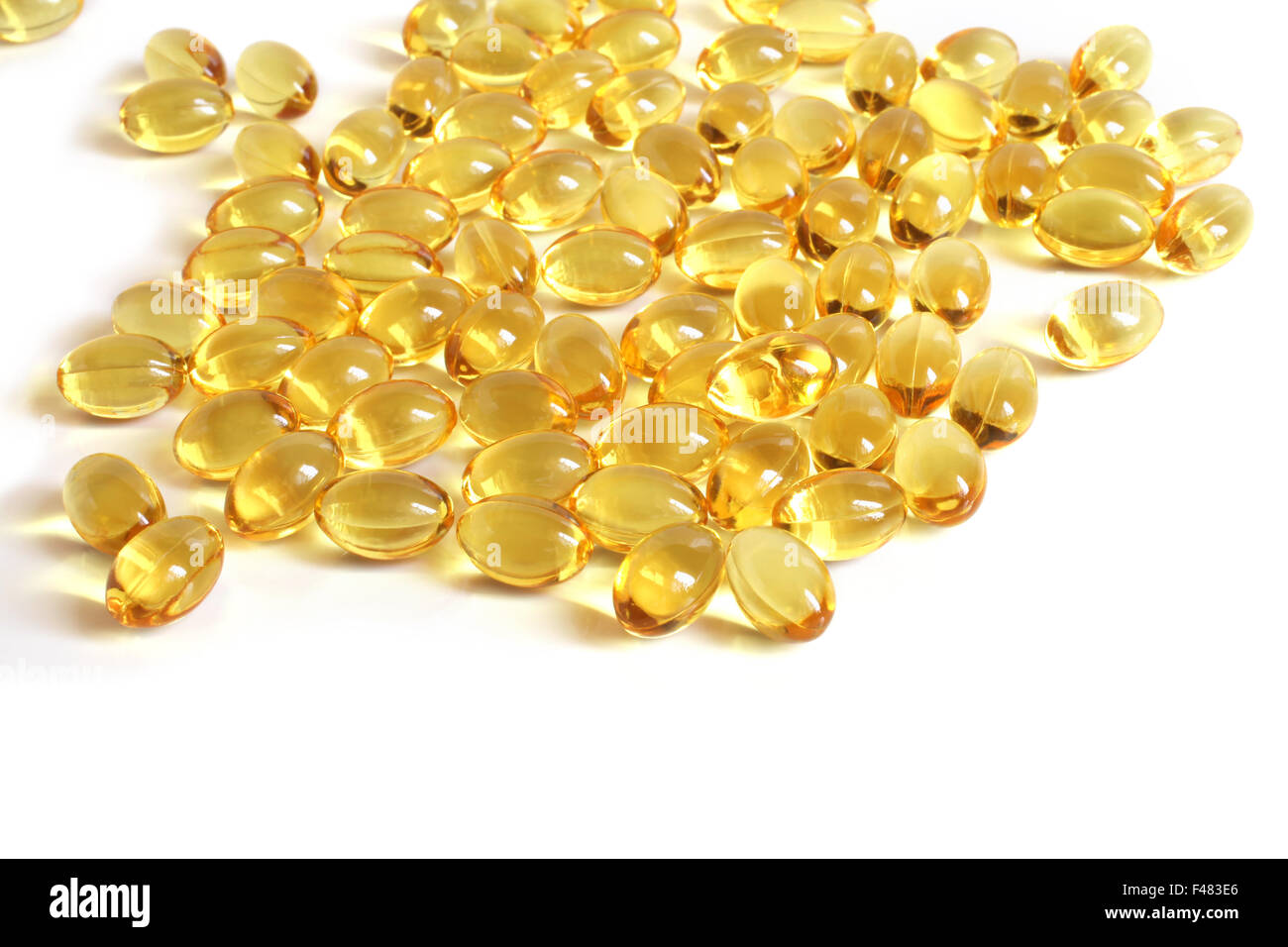 Fish oil capsules Stock Photo - Alamy