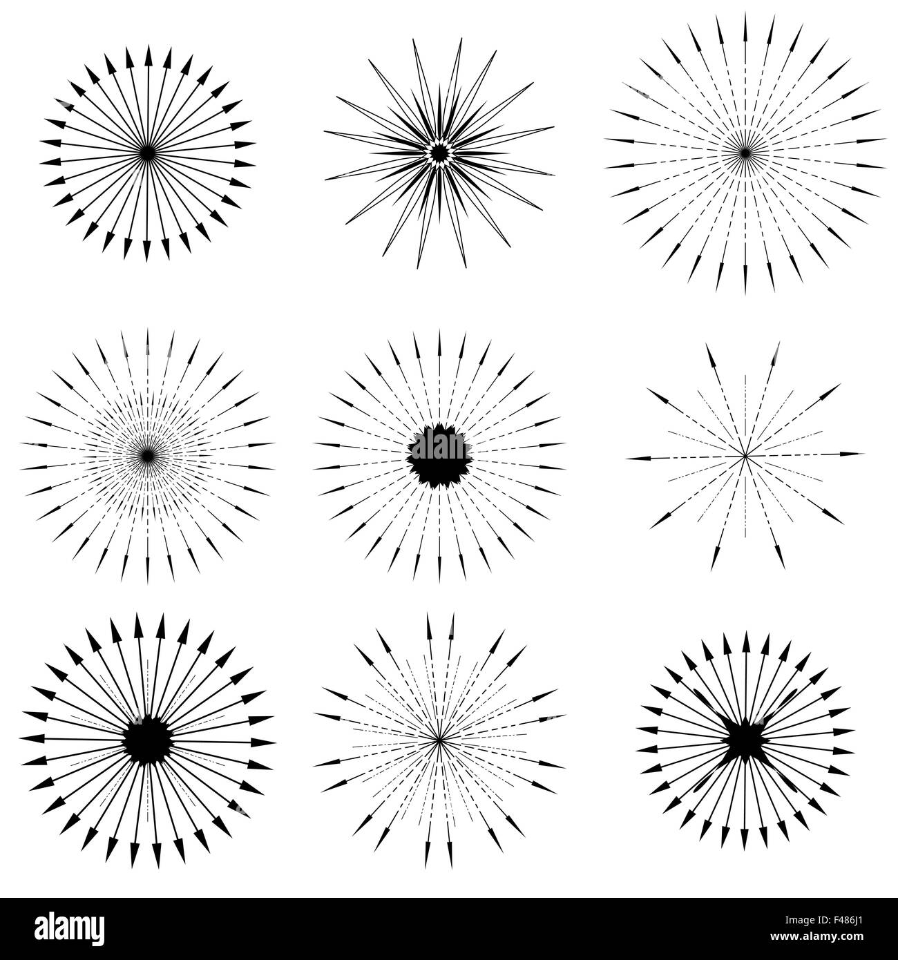 Art deco sunburst hires stock photography and images Alamy