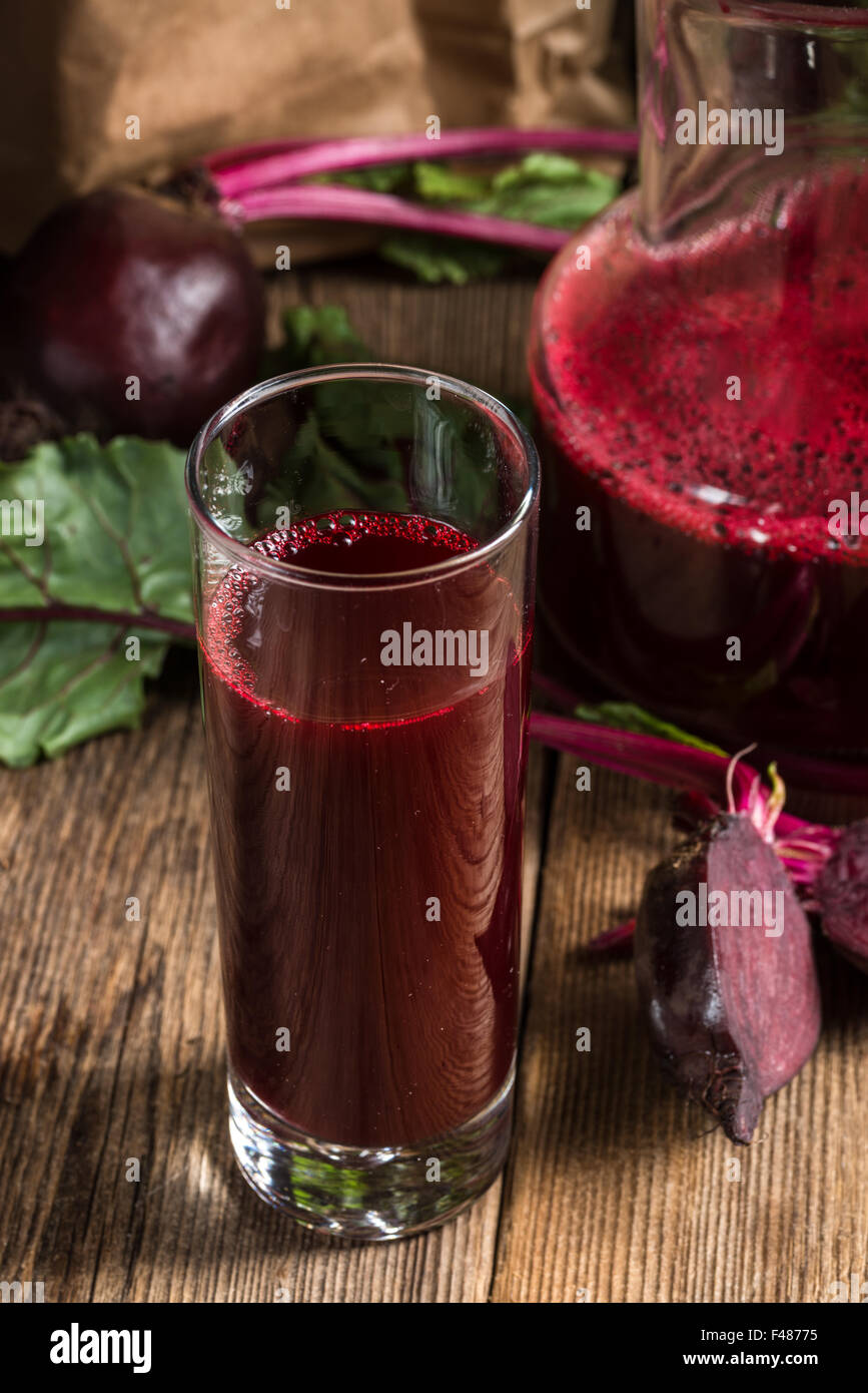 beetroot juice Stock Photo
