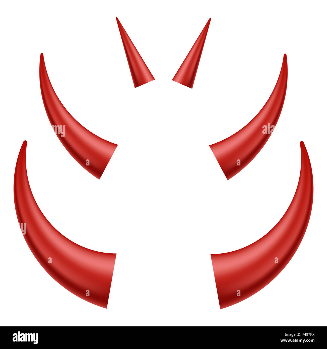 Devils horns Cut Out Stock Images & Pictures Alamy
