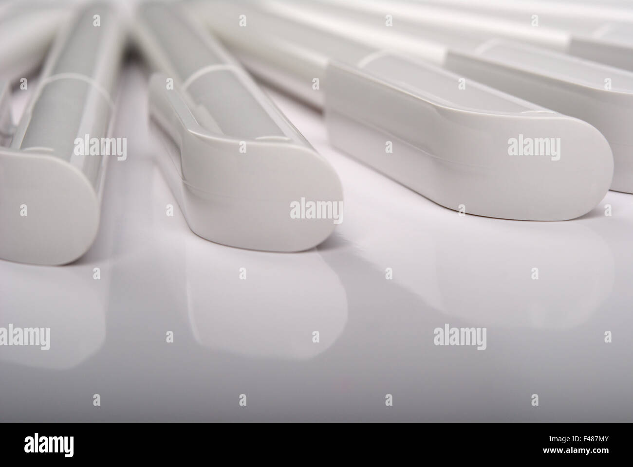 Several ballpoint pen together close up Stock Photo Alamy