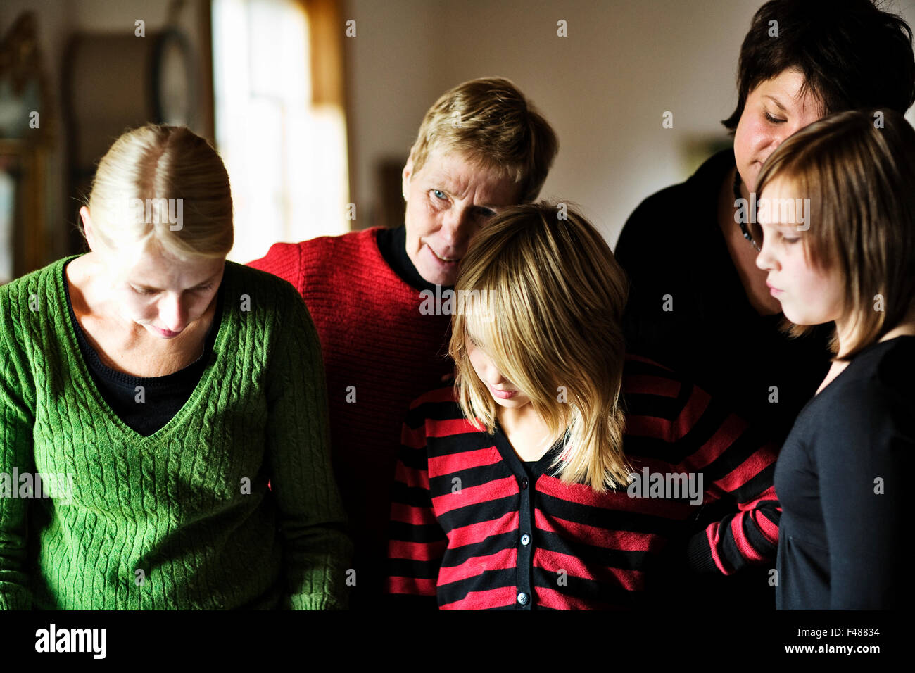 Women of three generations, Sweden Stock Photo - Alamy