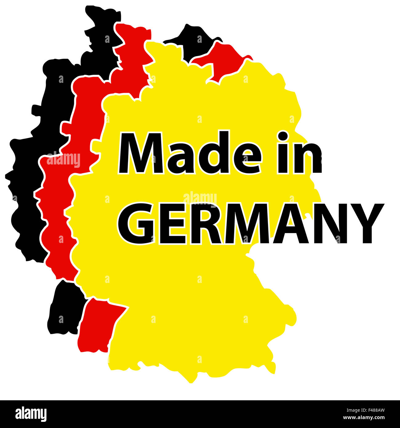 Made in Germany label Stock Photo Alamy
