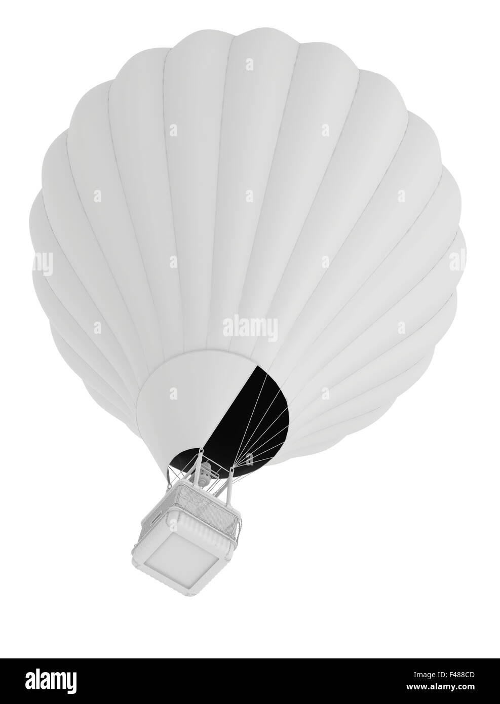 Hot Air Balloon. isolated on white background Stock Photo - Alamy