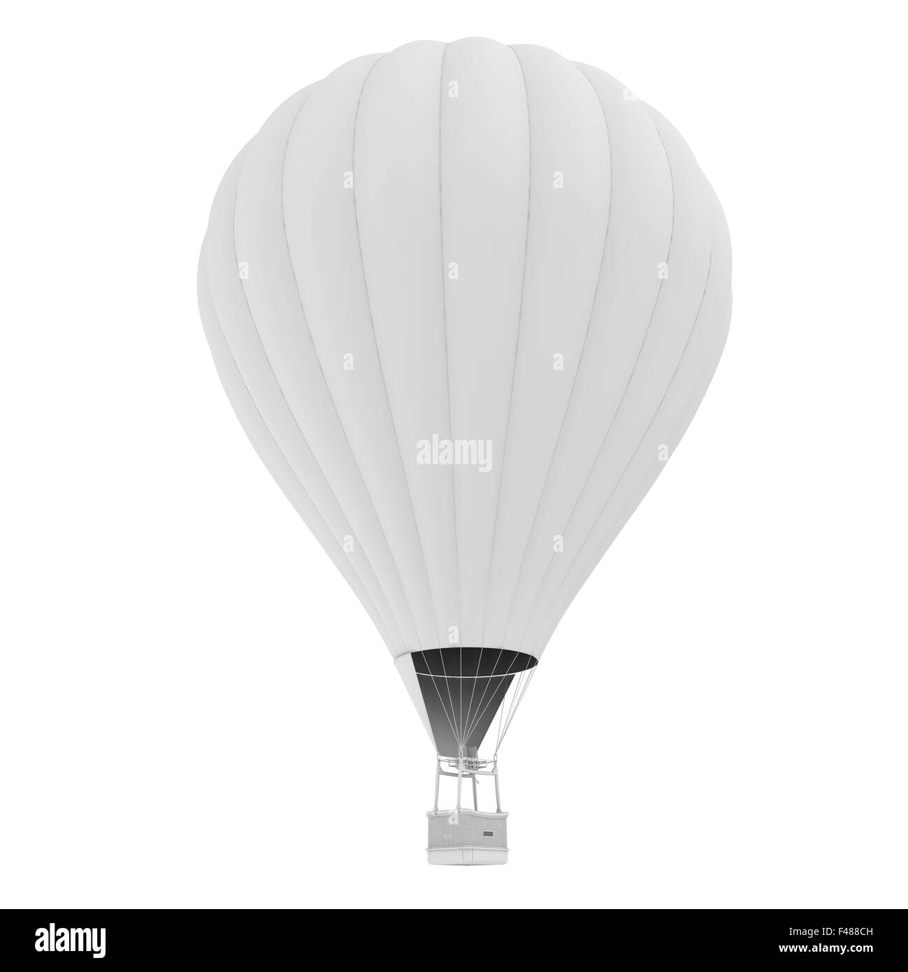 Hot Air Balloon. isolated on white background Stock Photo - Alamy