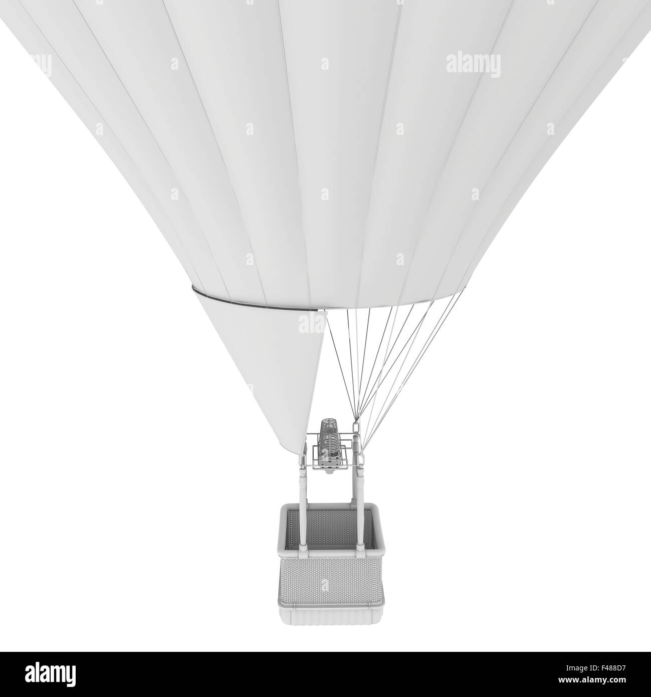 Hot Air Balloon. isolated on white background Stock Photo - Alamy