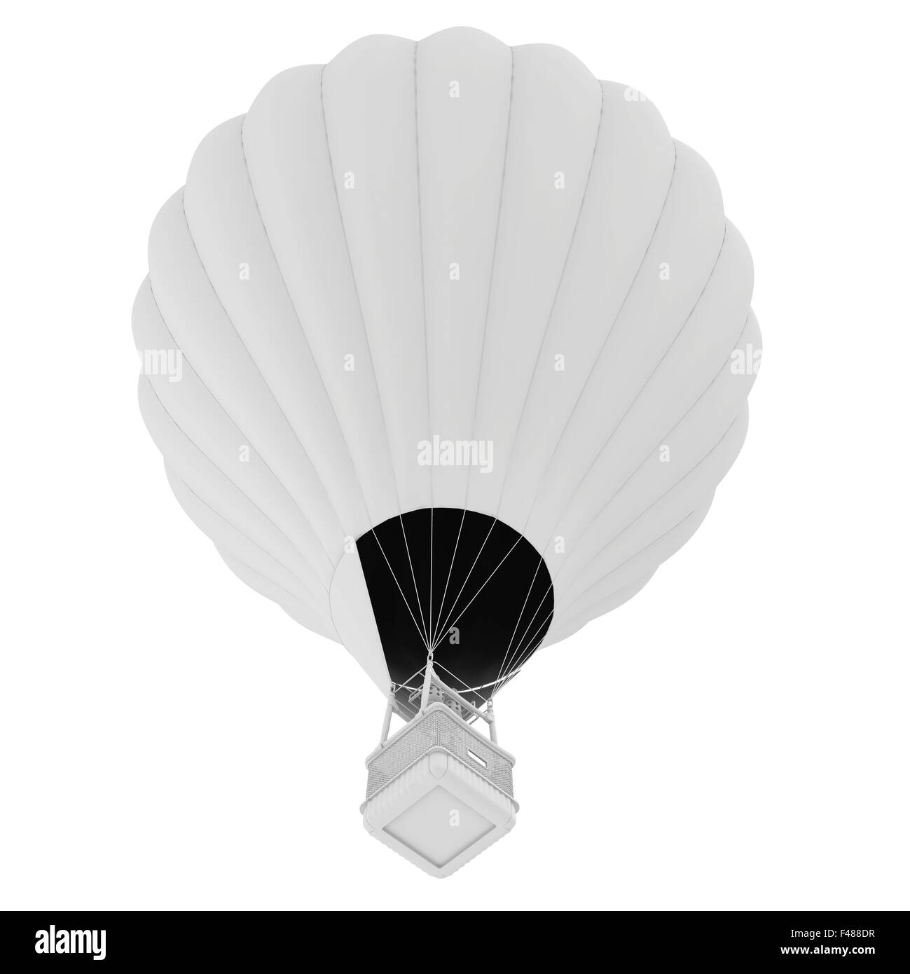 Hot Air Balloon. isolated on white background Stock Photo - Alamy