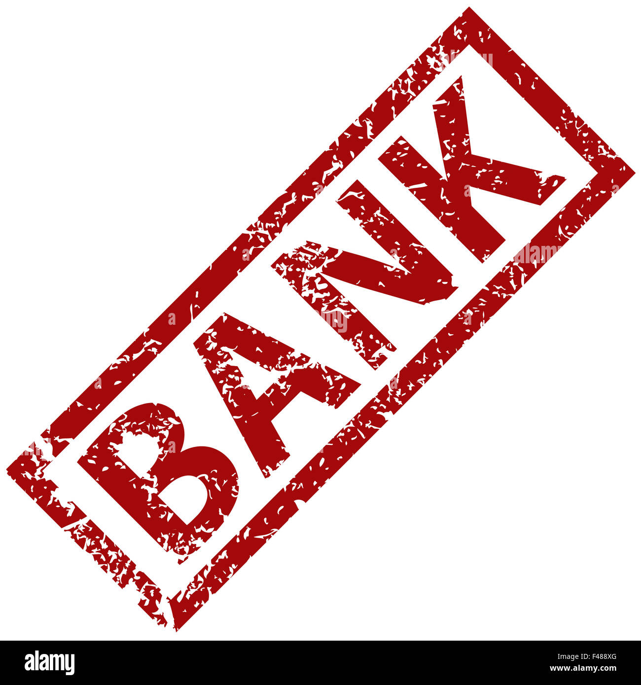 Bank rubber stamp Stock Photo Alamy