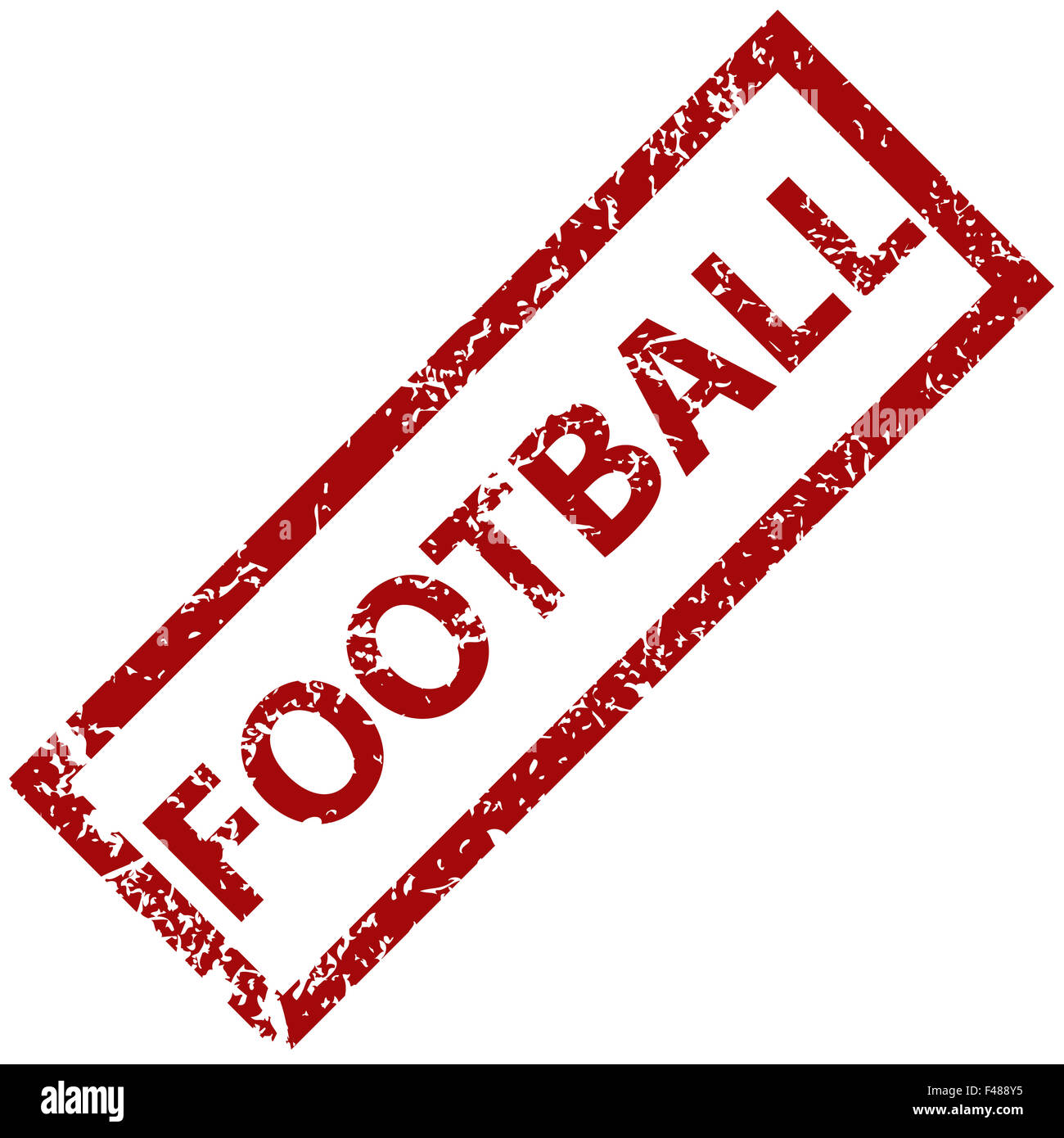 Football rubber stamp Stock Photo Alamy