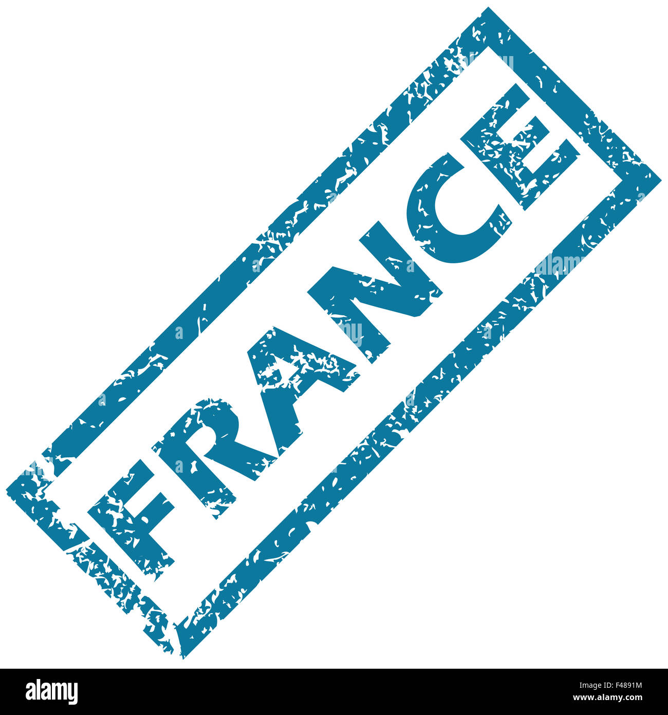 France rubber stamp Stock Photo