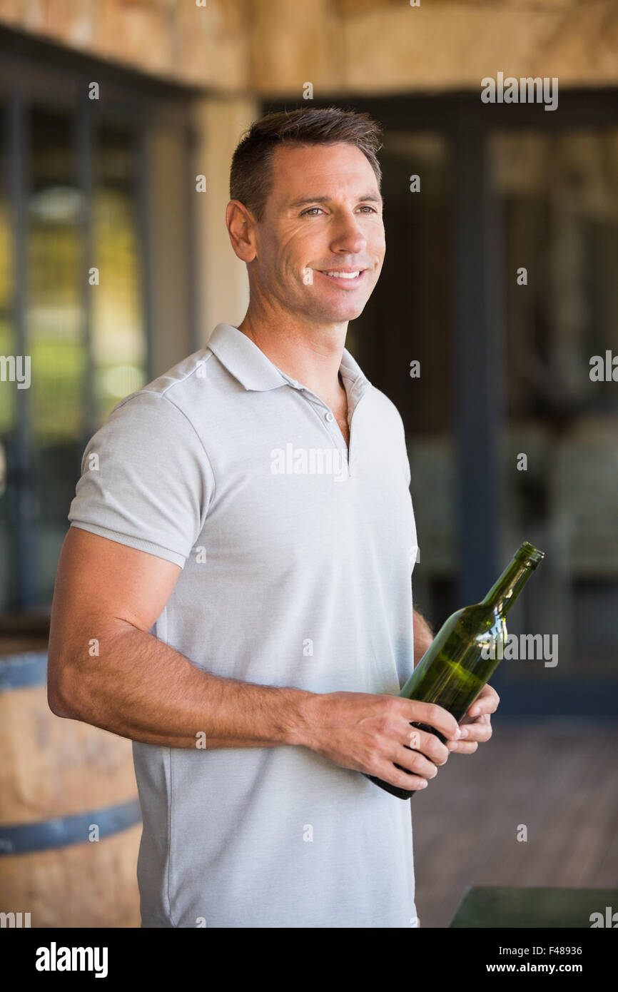 A man tasting wine Stock Photo - Alamy