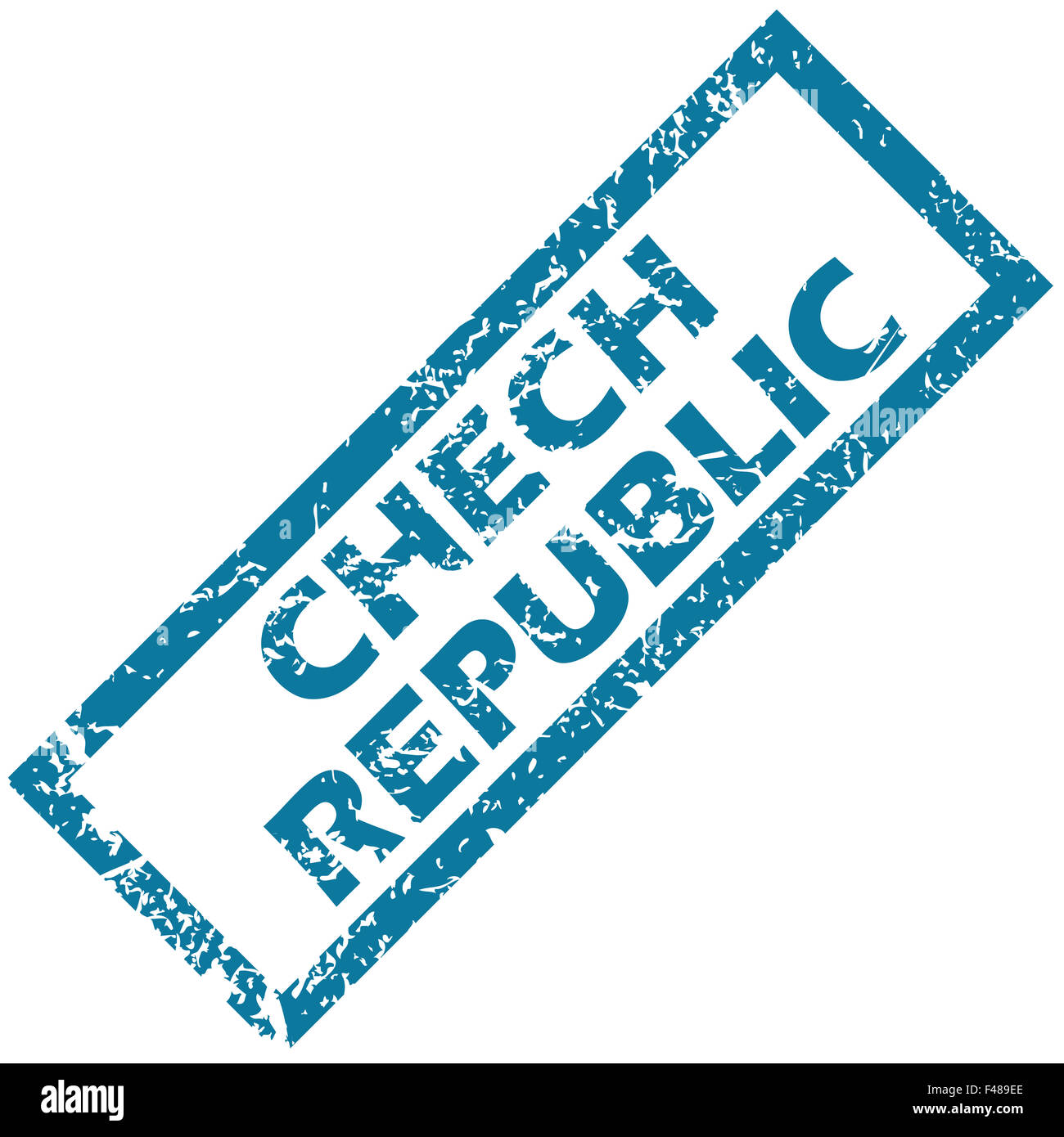 Chech Republic rubber stamp Stock Photo Alamy