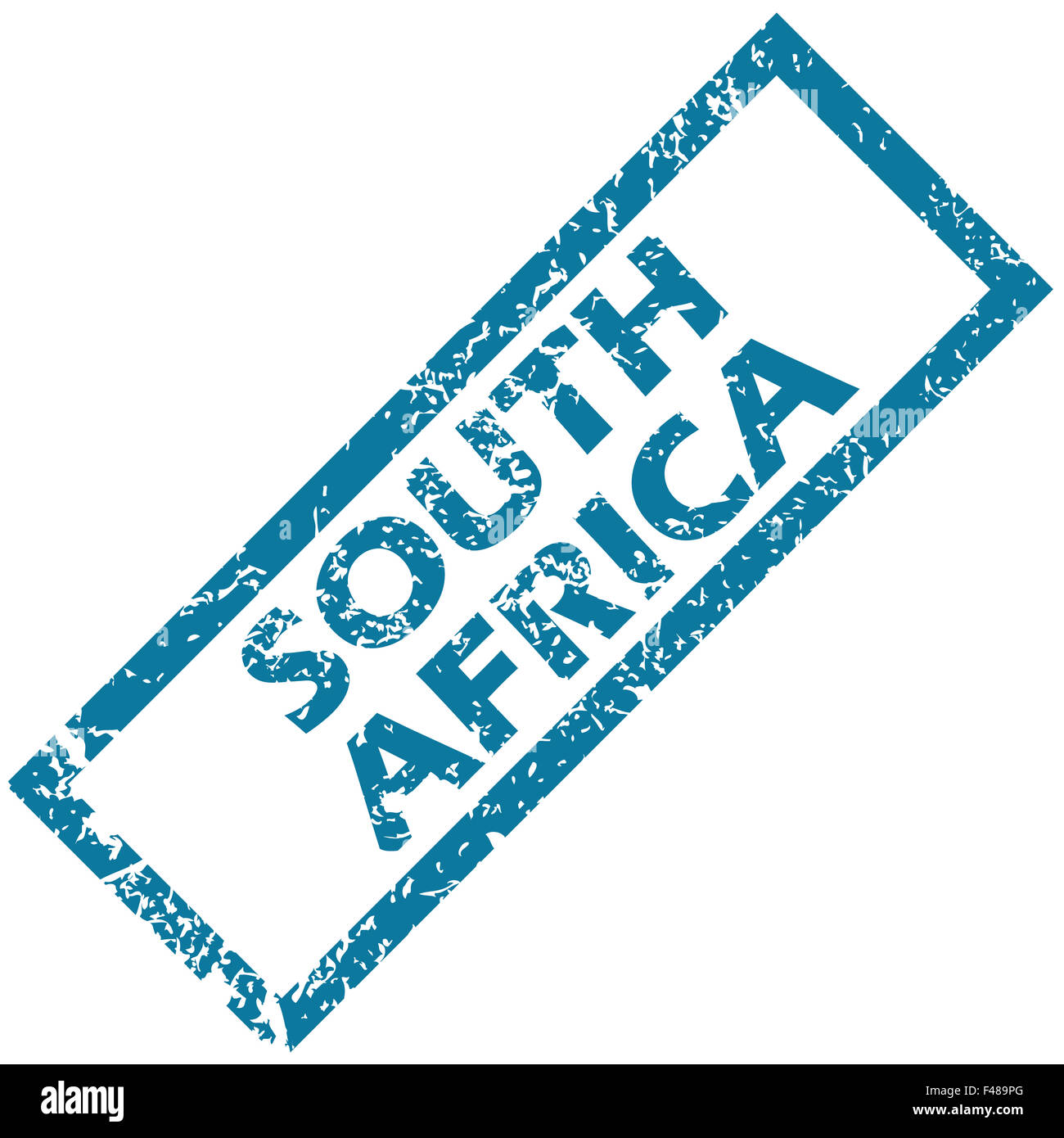 South Africa rubber stamp Stock Photo Alamy
