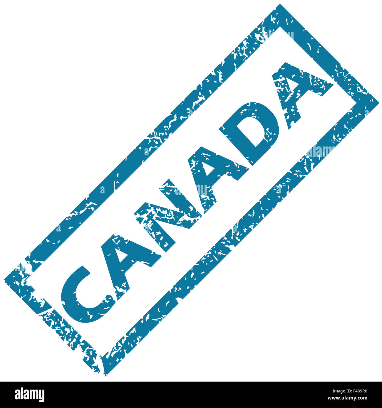 Canada rubber stamp Stock Photo Alamy