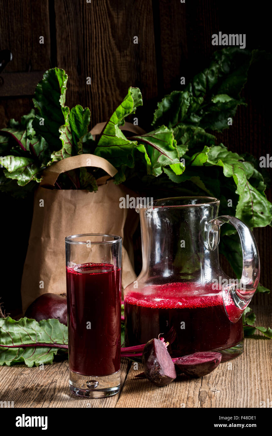 beetroot juice Stock Photo