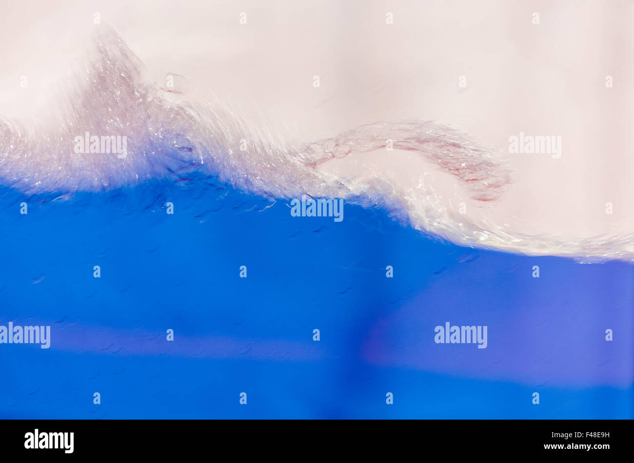 Blue liquid in the container Stock Photo Alamy