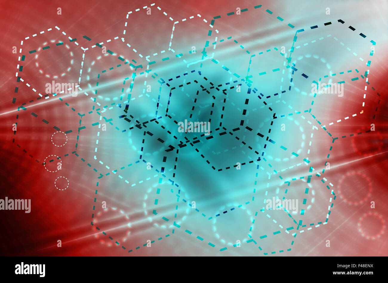 abstract red color background with science concept Stock Photo - Alamy