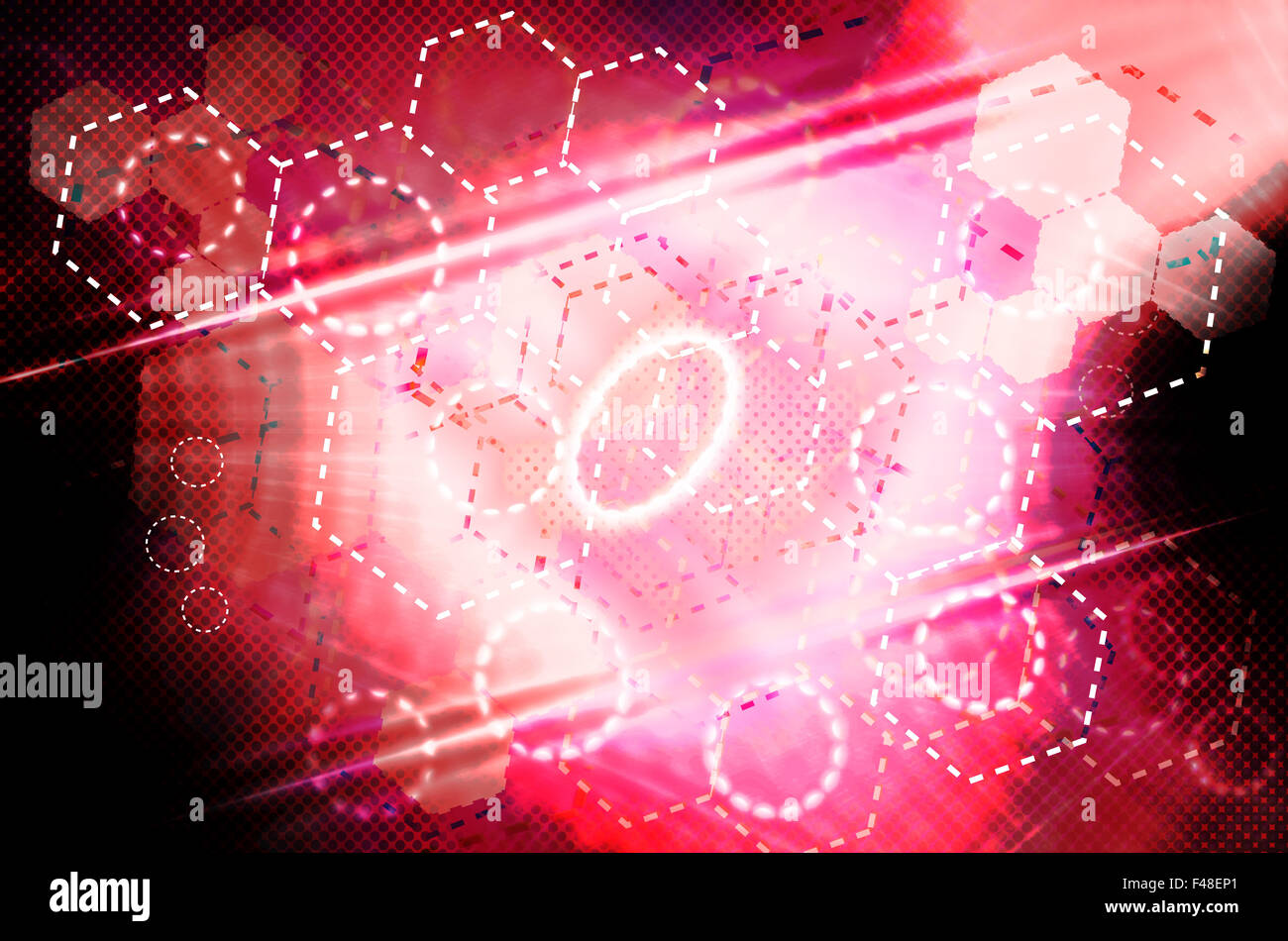abstract red color background with science concept Stock Photo - Alamy