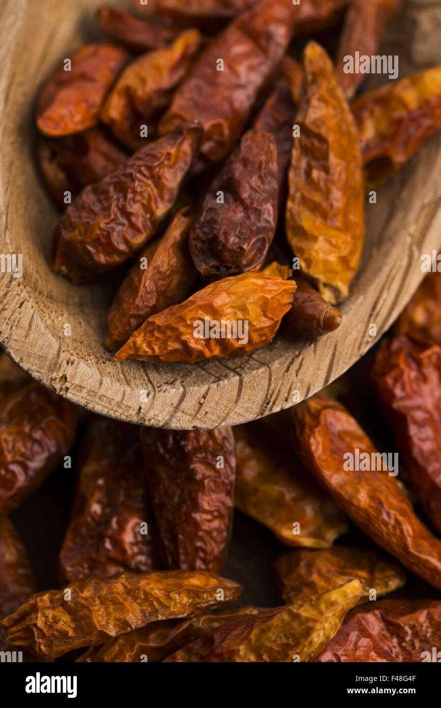 hot birds eye peppers Stock Photo - Alamy