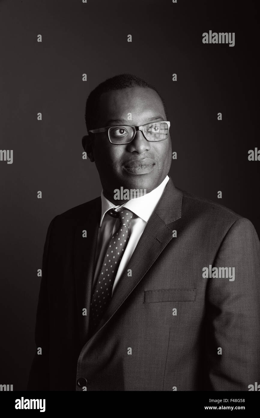 Kwasi Kwarteng at the Oldie Literary Lunch 13-10-15 Stock Photo