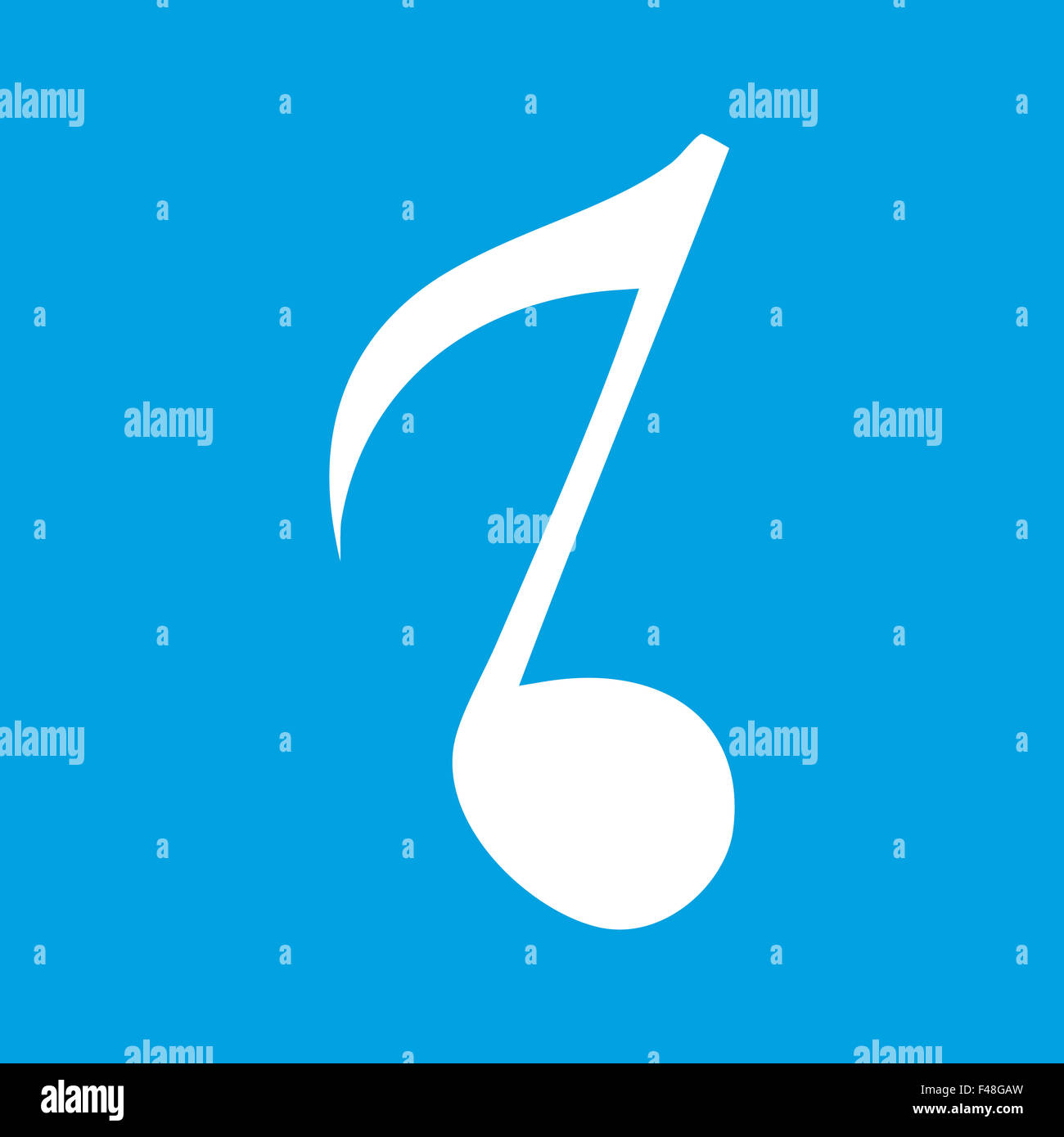 Note white icon Stock Photo - Alamy