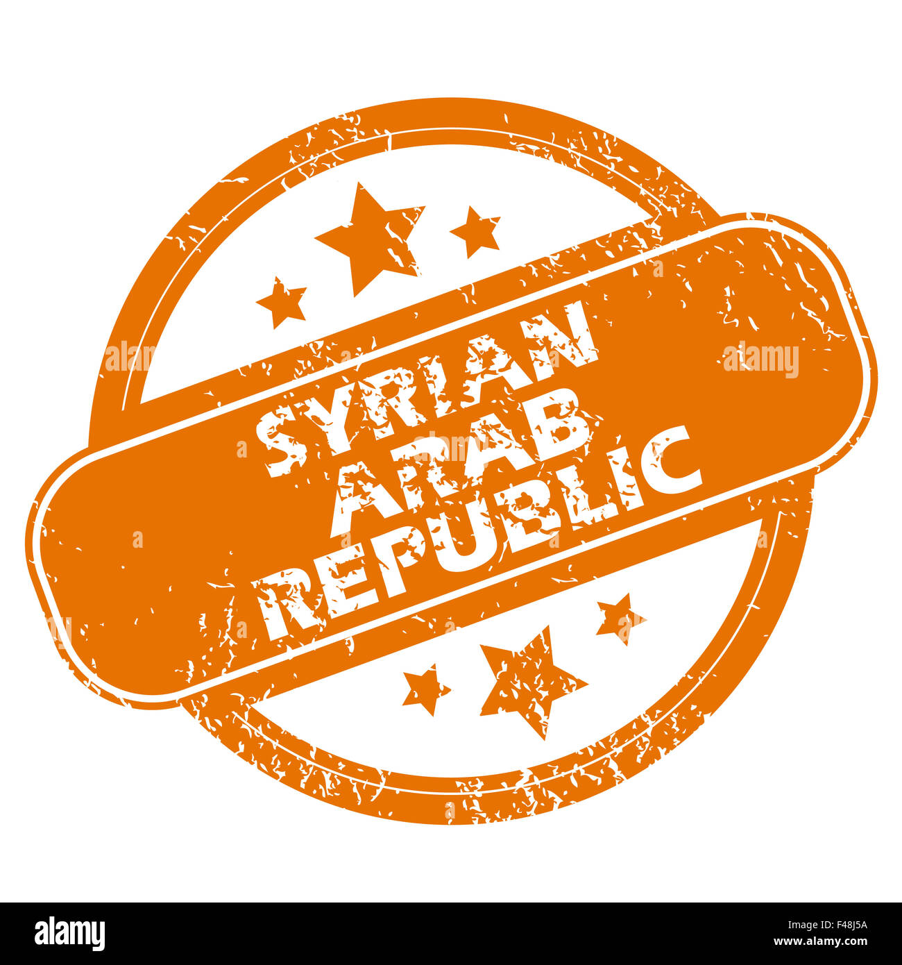 Syrian Arab Republic grunge icon Stock Photo