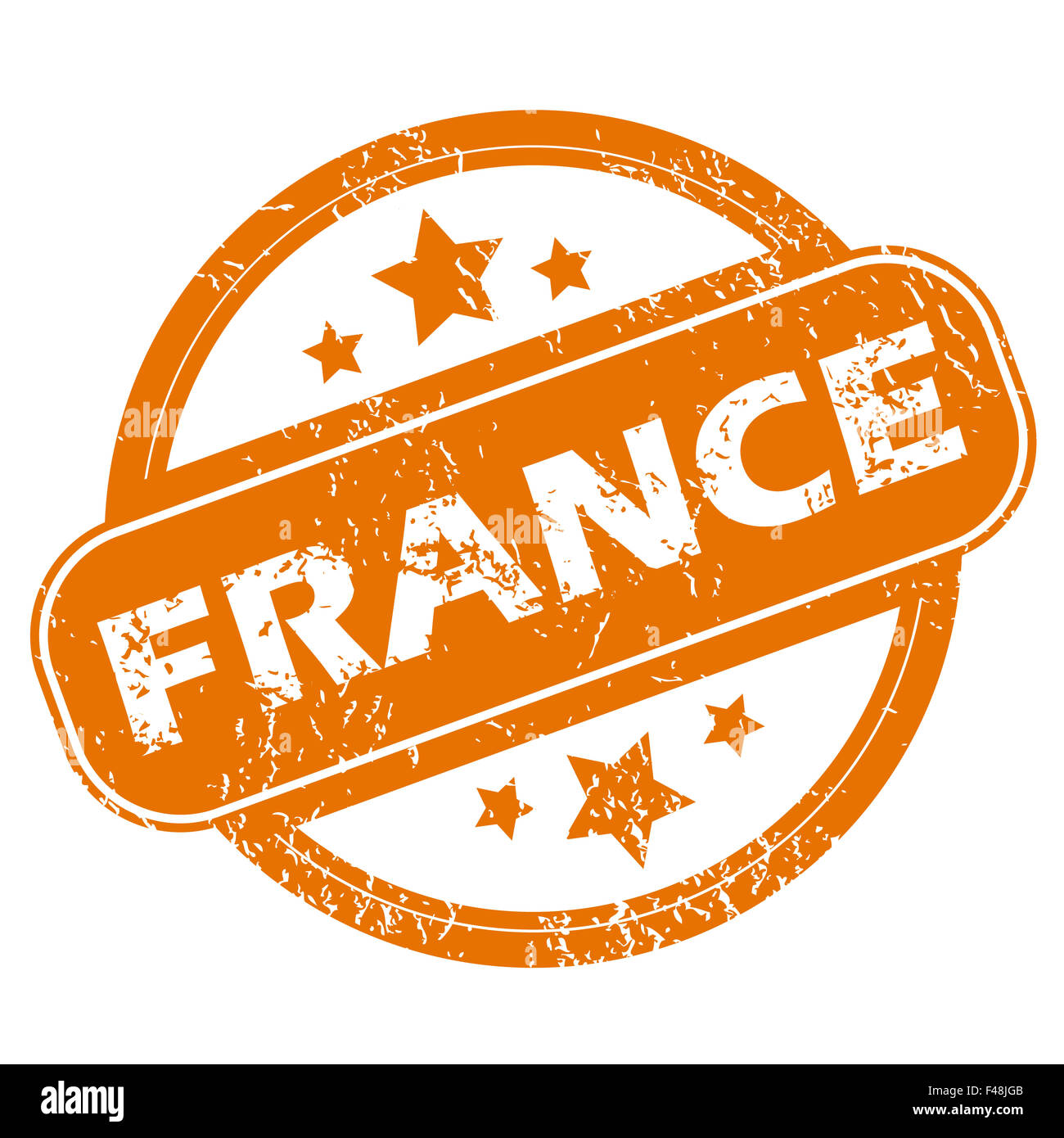 France grunge icon Stock Photo