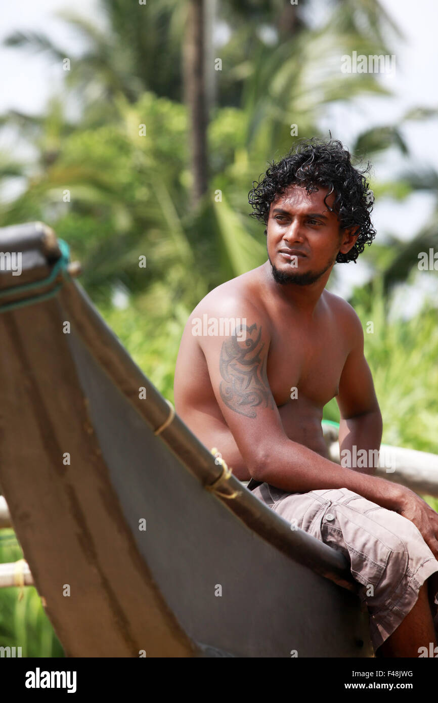 Sri Lanka the man Stock Photo - Alamy
