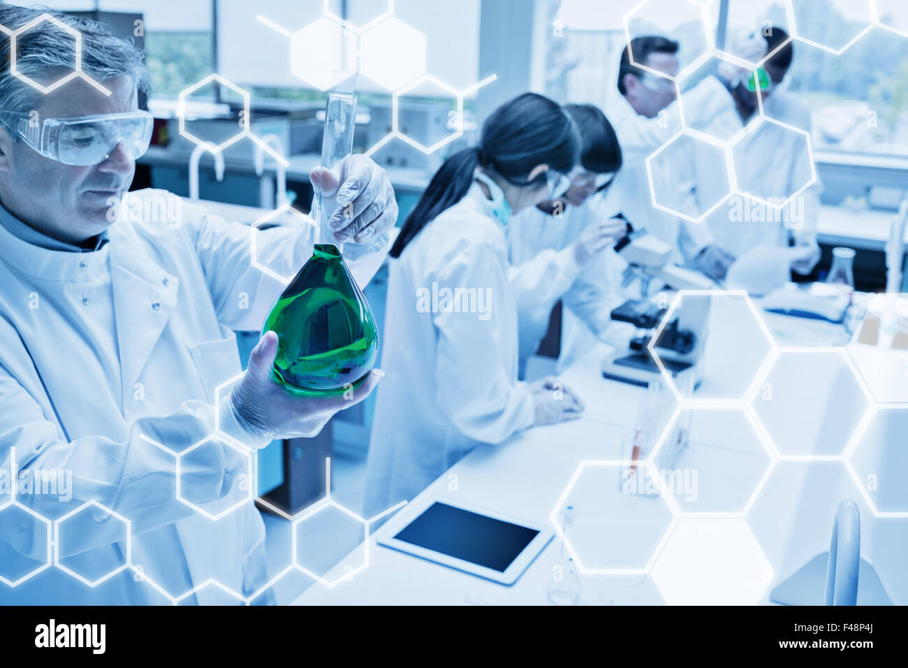 Digital composite chemical science hi-res stock photography and images ...