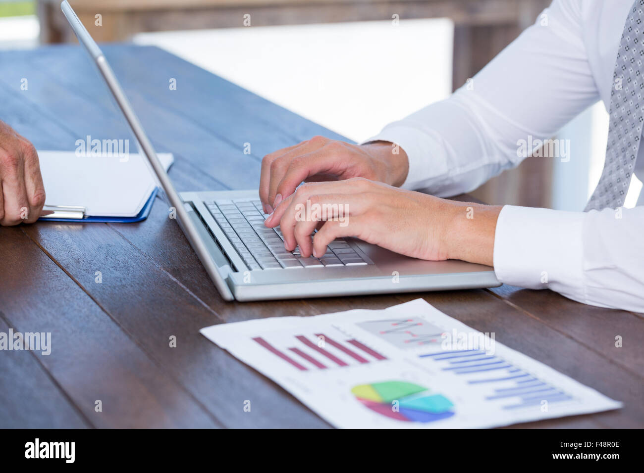 Close up caucasian man typing hi-res stock photography and images - Alamy