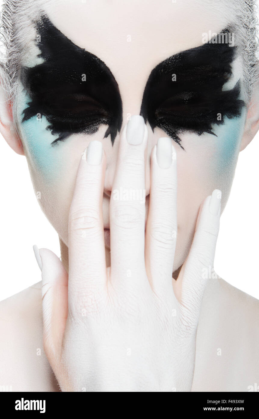 Women in black face hi-res stock photography and images - Alamy
