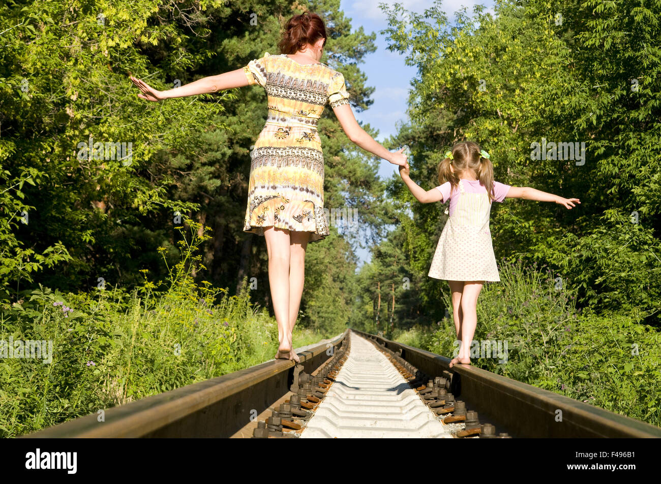 Mother with  daughter Stock Photo