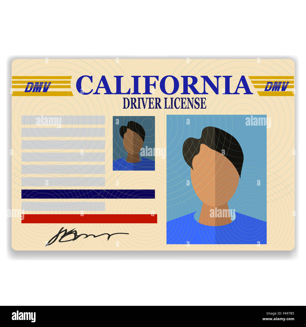 Driver License Stock Photo