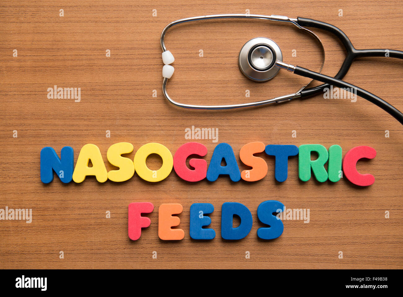Nasogastric feeds (NG feeds) Stock Photo