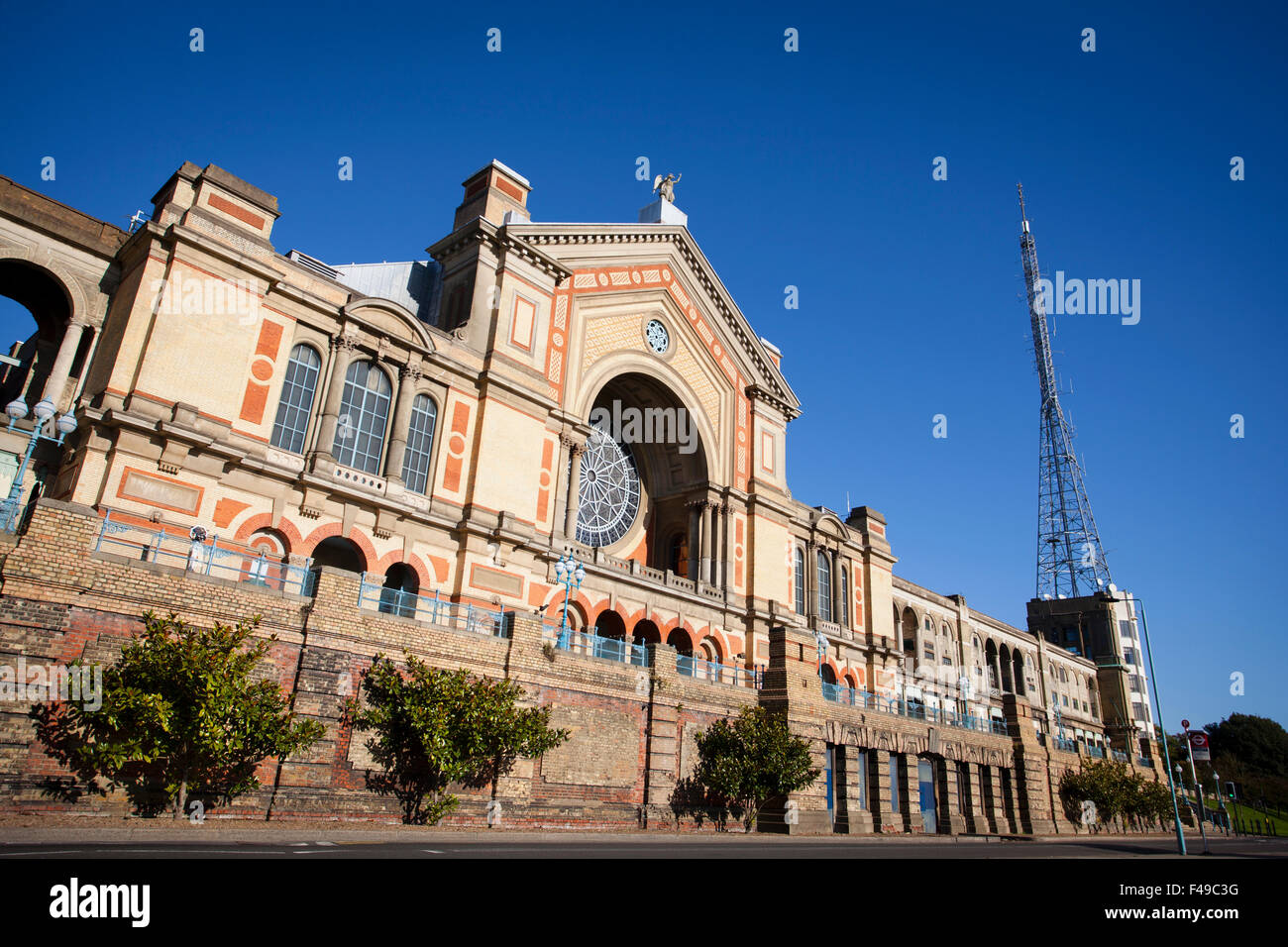 Alexandra Palace in North London Stock Photo