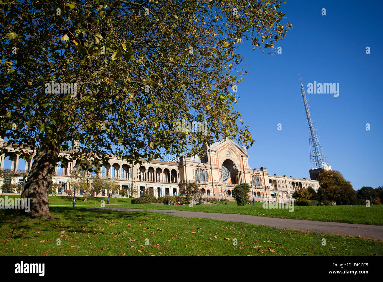 Alexandra Palace in North London Stock Photo Alamy