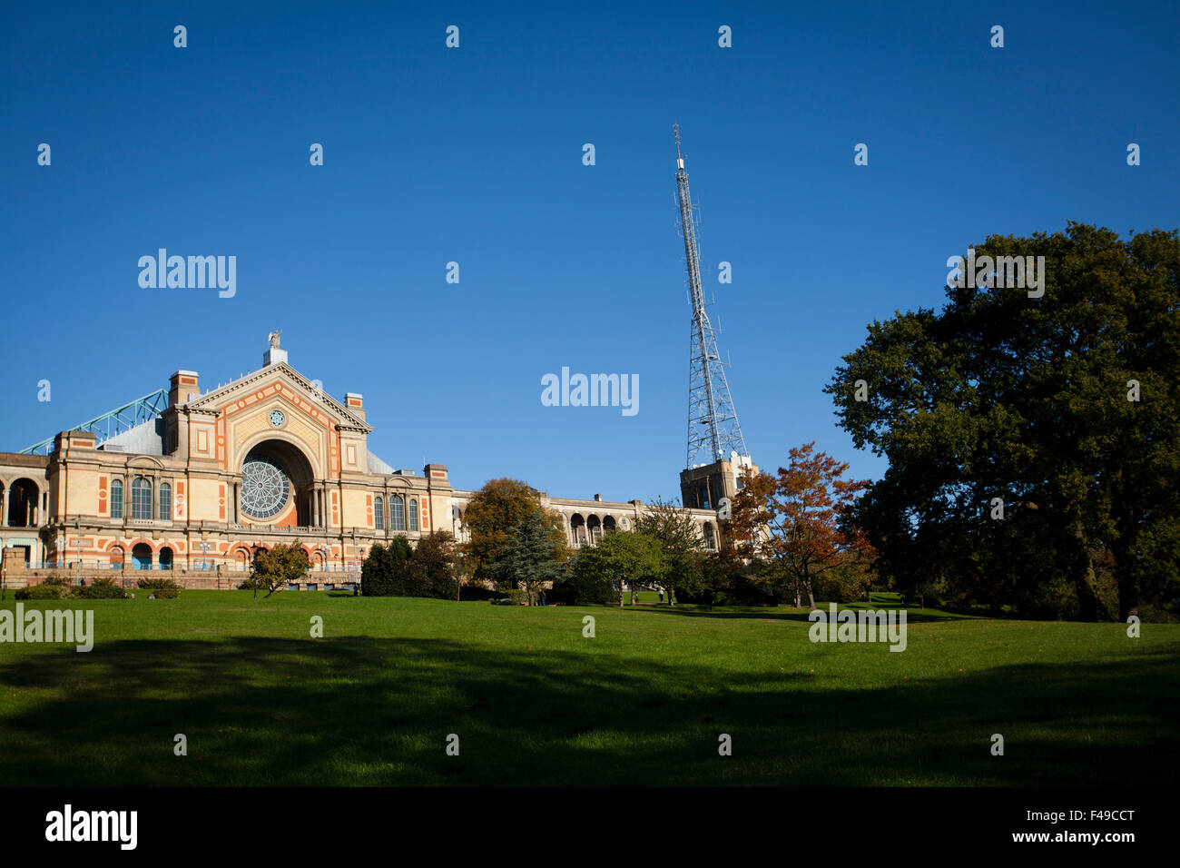 Alexandra Palace in North London Stock Photo