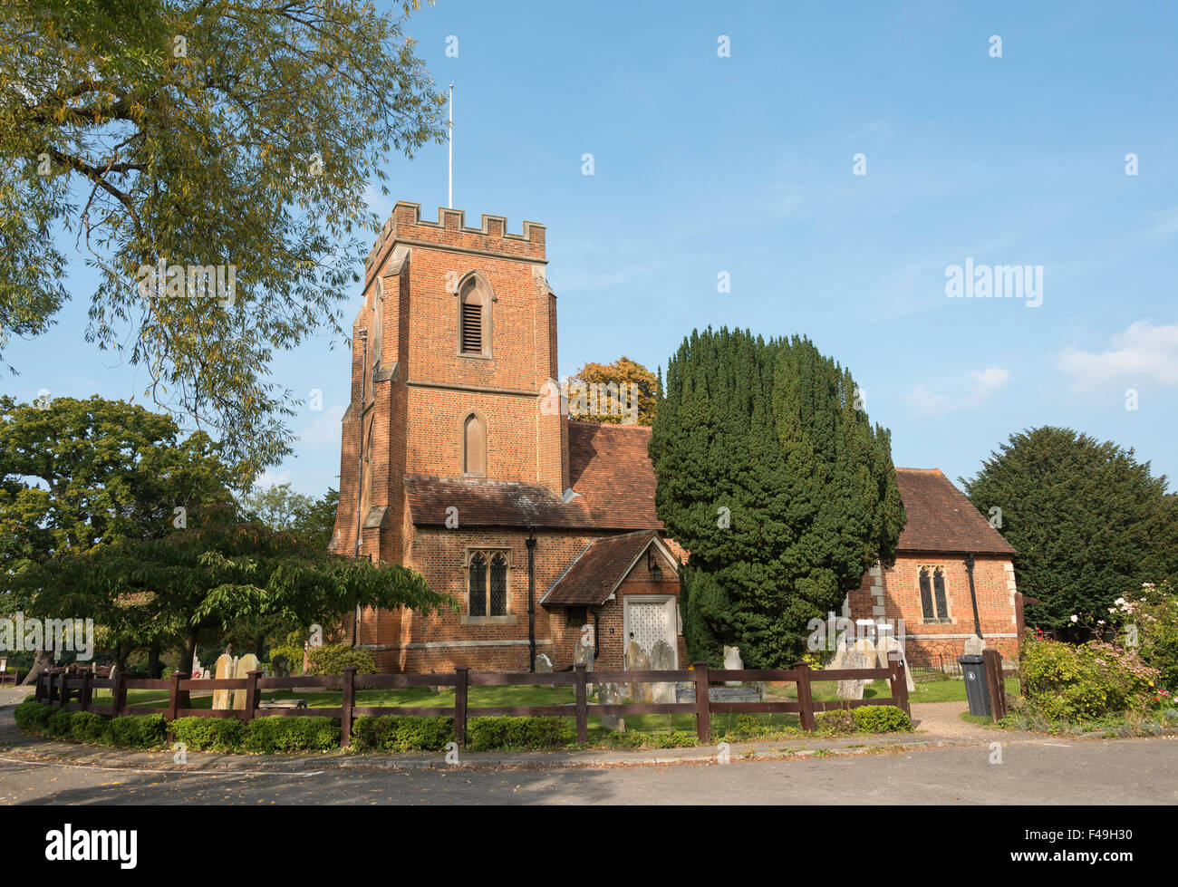 St John The Baptist Church, Church Road, Windlesham, Surrey, England, United Kingdom Stock Photo
