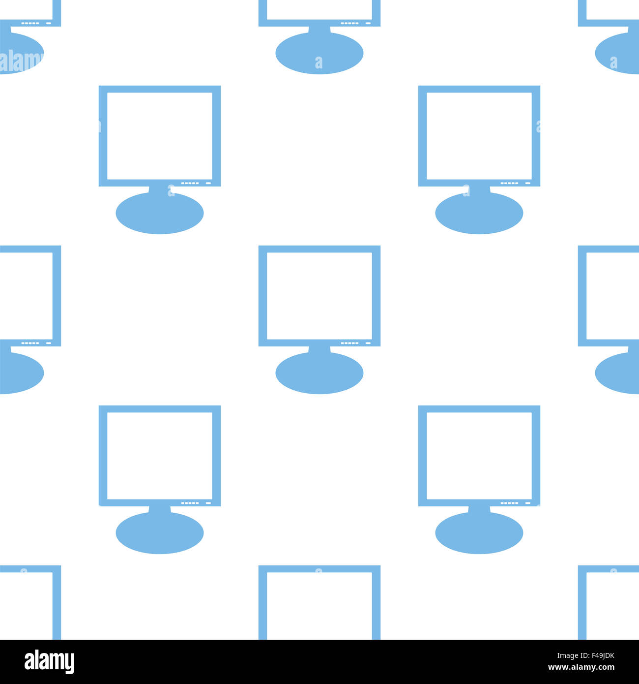 Monitor seamless pattern Stock Photo Alamy