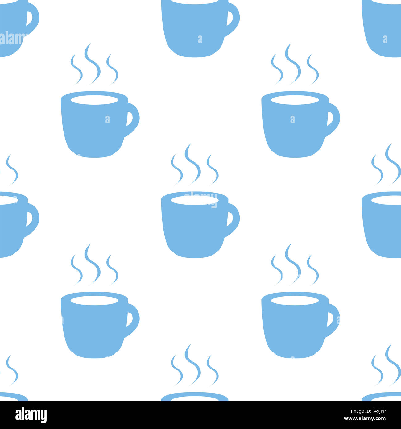 Coffee seamless pattern Stock Photo - Alamy